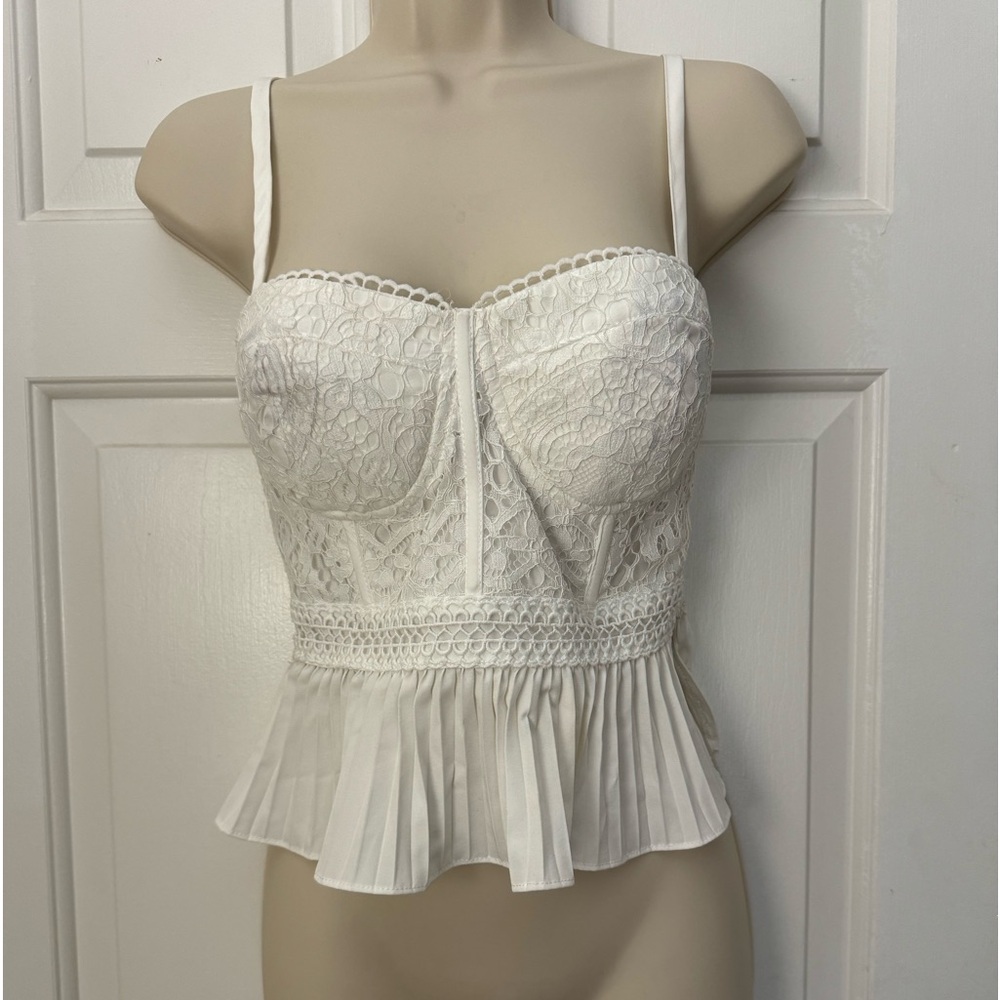Beautiful white lace top